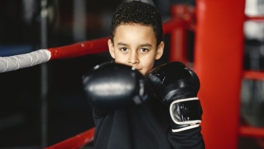 beneficios del boxeo en los niños