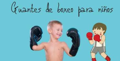 guantes de boxeo para niños